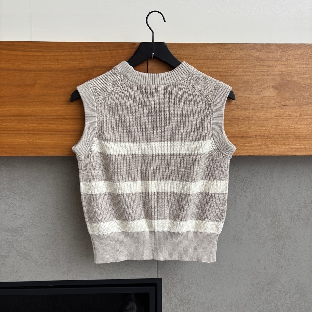 EVERLANE The Cotton Summer Sweater Tank Vest, Size XXS - Picture 7 of 10